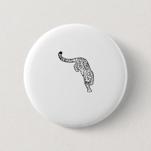 Leopard Tattoo Vintage 6 Cm Round Badge