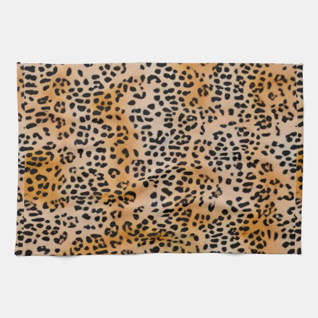 Leopard  tea towel (Horizontal)