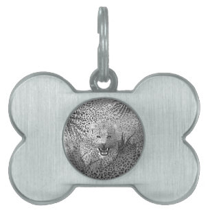 Leopard Territory 2 Pet ID Tag
