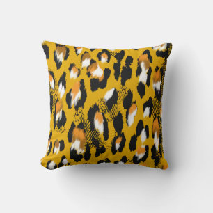 Leopard Texture Animal Print Background Cushion