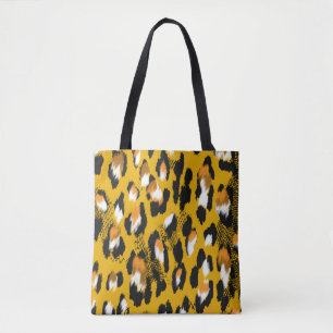 Leopard Texture Animal Print Background Tote Bag