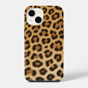 leopard texture fur skin leather animal print patt iPhone 14 case