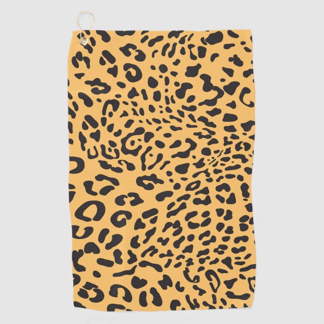 Leopard Texture Golf Towel (Front)