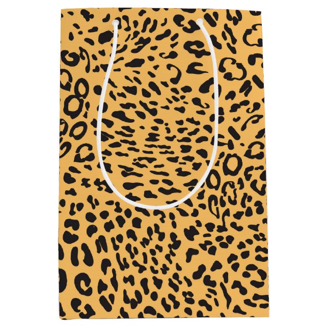 Leopard Texture Medium Gift Bag (Front)