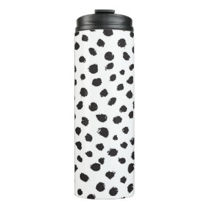Leopard Texture: Vintage Seamless Pattern. Thermal Tumbler