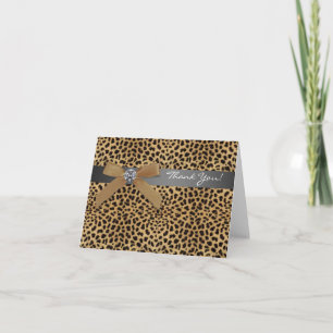 Leopard Thank You Cards