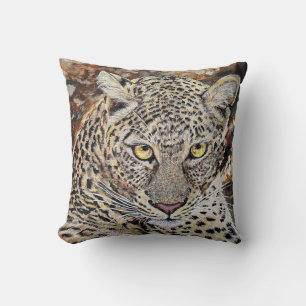 Leopard Throw Pillow Home Decor