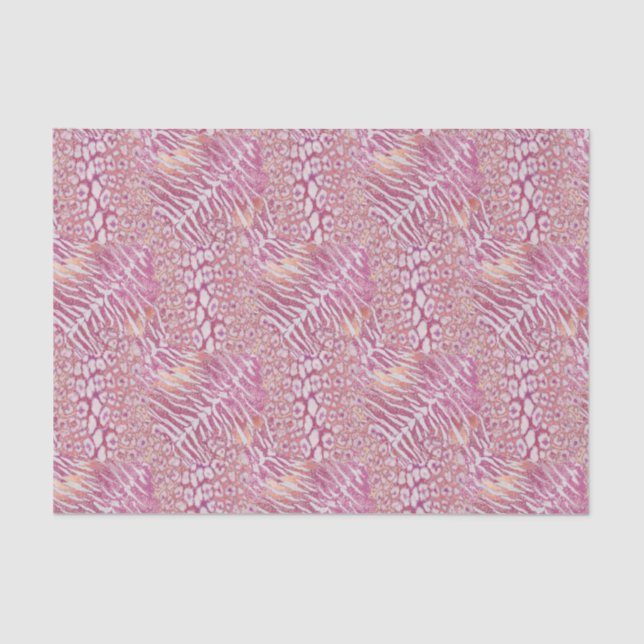 Leopard tiger skin trendy tissue paper (Front)