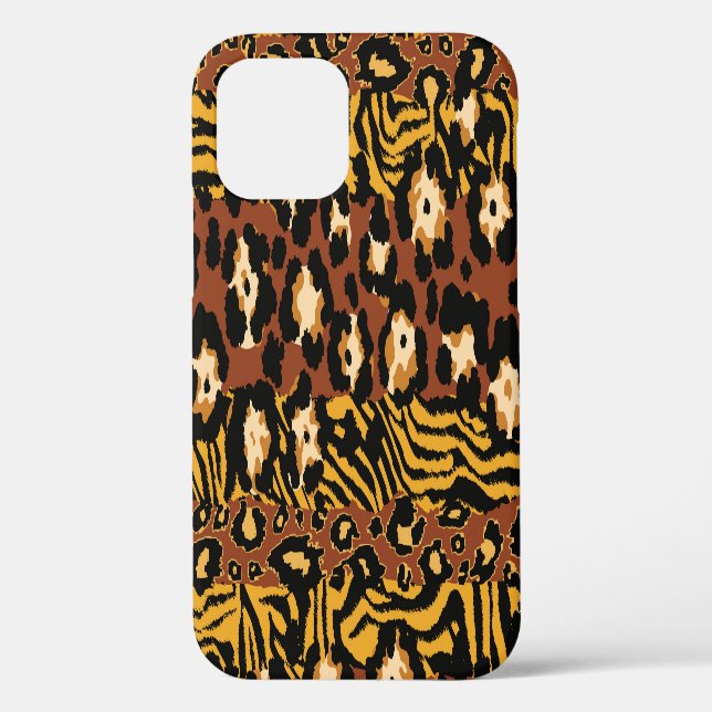 Leopard, tiger skins, wild pattern. Case-Mate iPhone case (Back)
