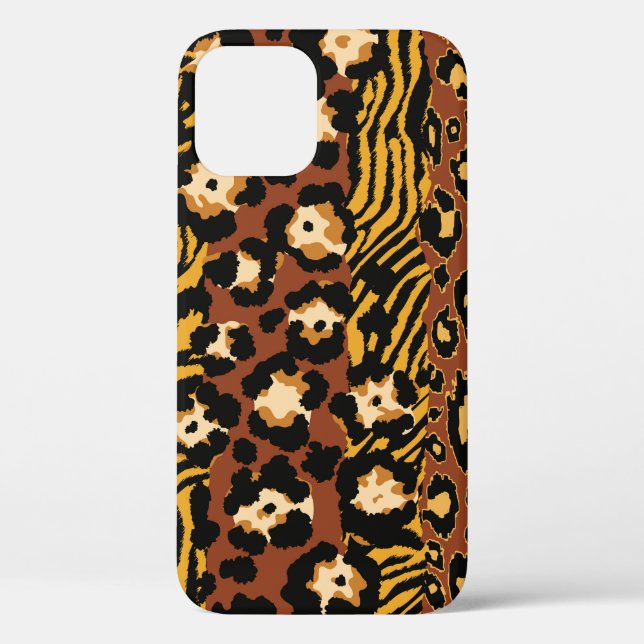 Leopard, tiger skins, wild pattern. Case-Mate iPhone case (Back)
