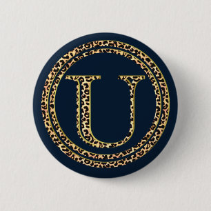 Leopard U 6 Cm Round Badge