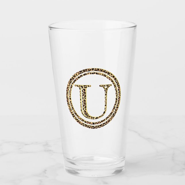 Leopard U Glass (Front)