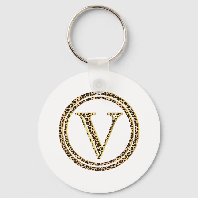 Leopard V Key Ring (Front)