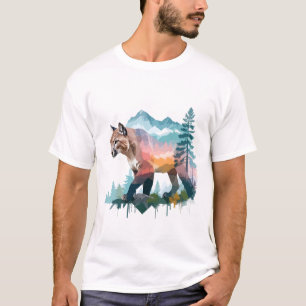 Leopard Vector Art Animal Majestic Nature Wildlife T-Shirt