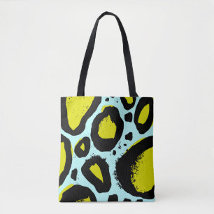Leopard Vibrance: Colourful Wild Textures. Tote Bag