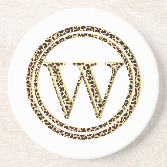 Leopard W Coaster (Front)
