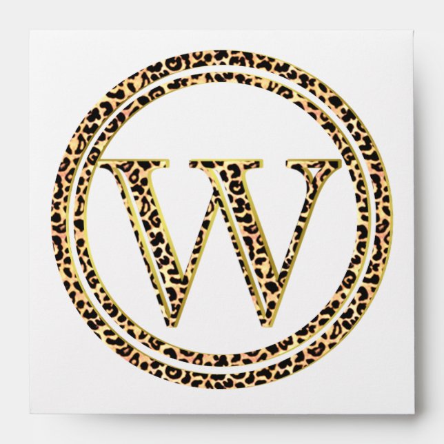 Leopard W Envelopes (Front)