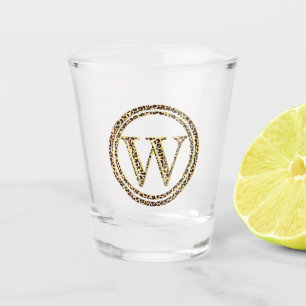 Leopard W Shot Glass
