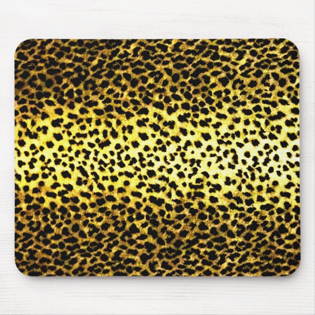 Leopard Wallpaper Mouse Mat (Front)
