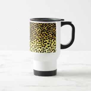Leopard Wallpaper Travel Mug