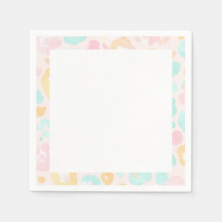 Leopard Water Colour Wedding and Party Paper Napki Napkin