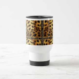 Leopard wildlife safari commuter travel mugs cups