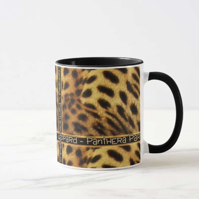 Leopard wildlife safari mugs & cups (Right)