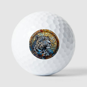 Leopard with Warm and Cool Tones Golf Balls
