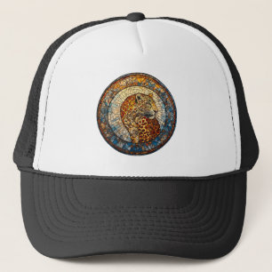 Leopard with Warm and Cool Tones Trucker Hat
