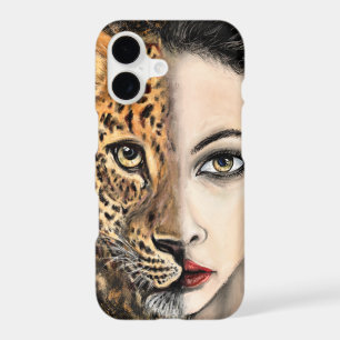 Leopard Woman iPhone Case