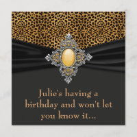 Leopard Womans Surprise 40th Birthday Party