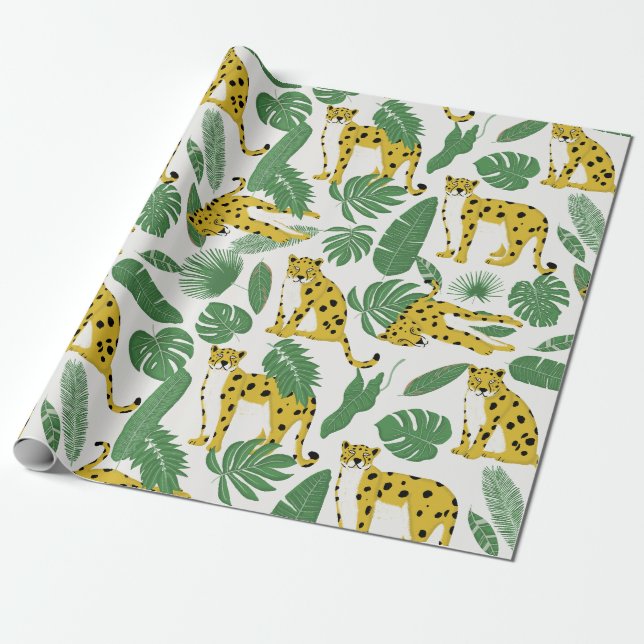 Leopard Wrapping paper (Unrolled)