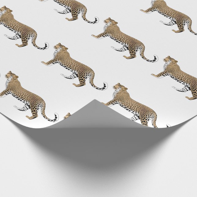 Leopard Wrapping Paper (Corner)