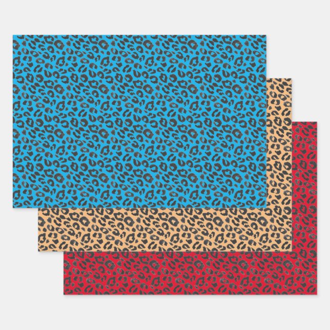 Leopard! Wrapping Paper Sheet (Set)
