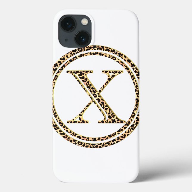 Leopard X Case-Mate iPhone Case (Back)
