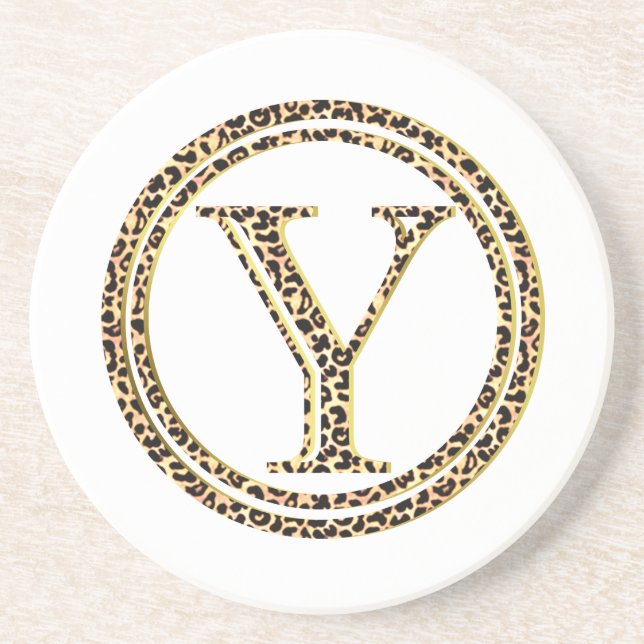 Leopard Y Coaster (Front)
