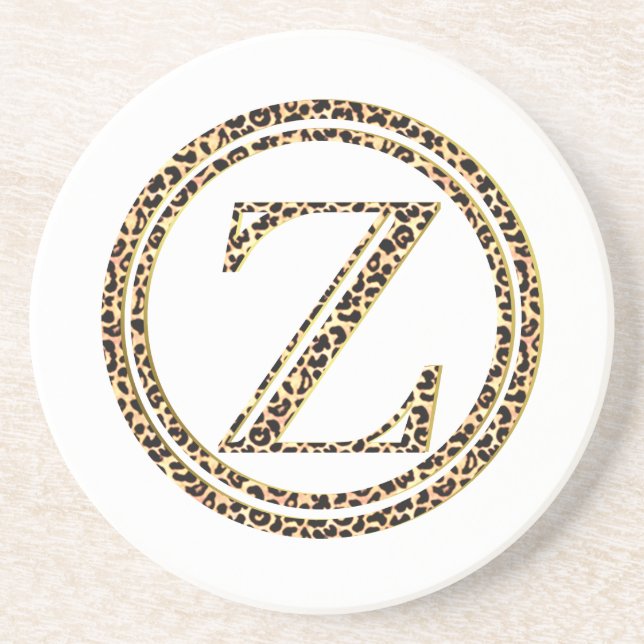 Leopard Z Coaster (Front)
