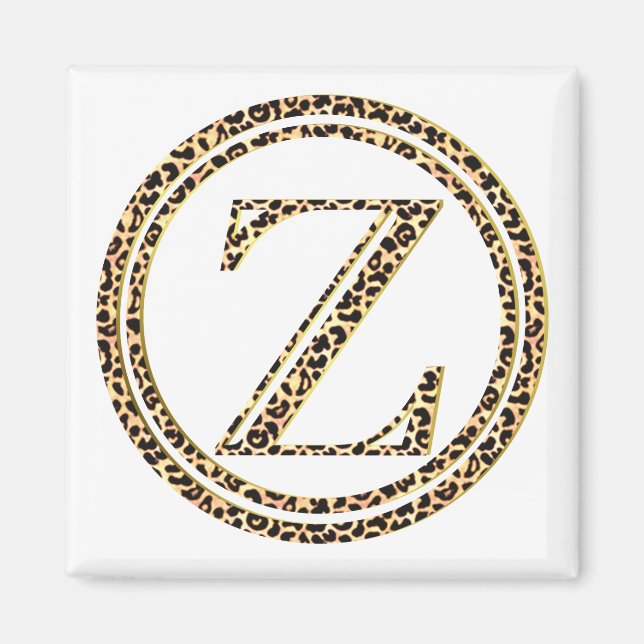 Leopard Z Magnet (Front)
