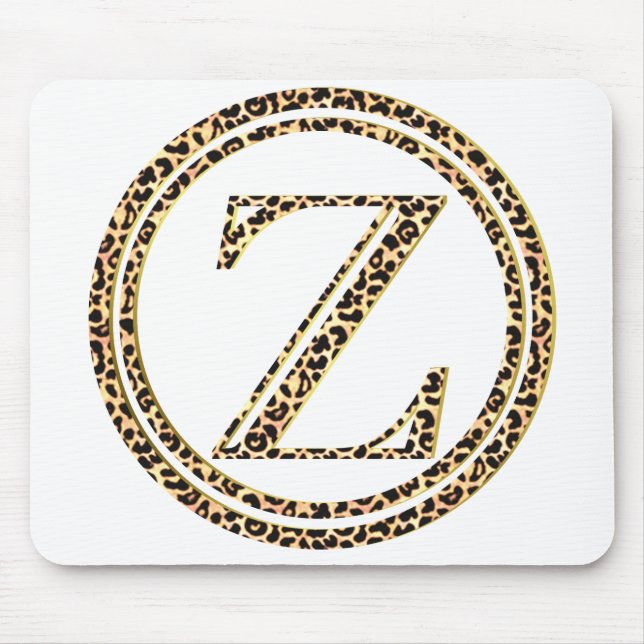 Leopard Z Mouse Mat (Front)