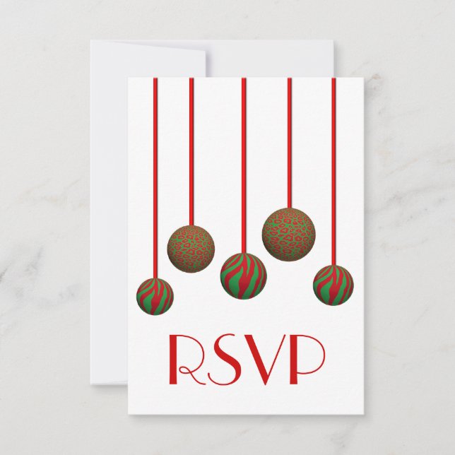 Leopard Zebra Invitation (Front)