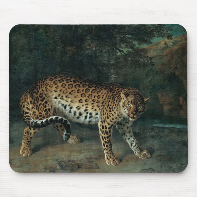 Leopardess (by Jean-Baptiste Oudry) Mouse Mat (Front)