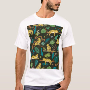Leopards in Jungle: Vintage Wild T-Shirt