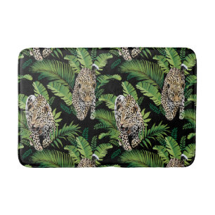Leopards Pattern bath mats
