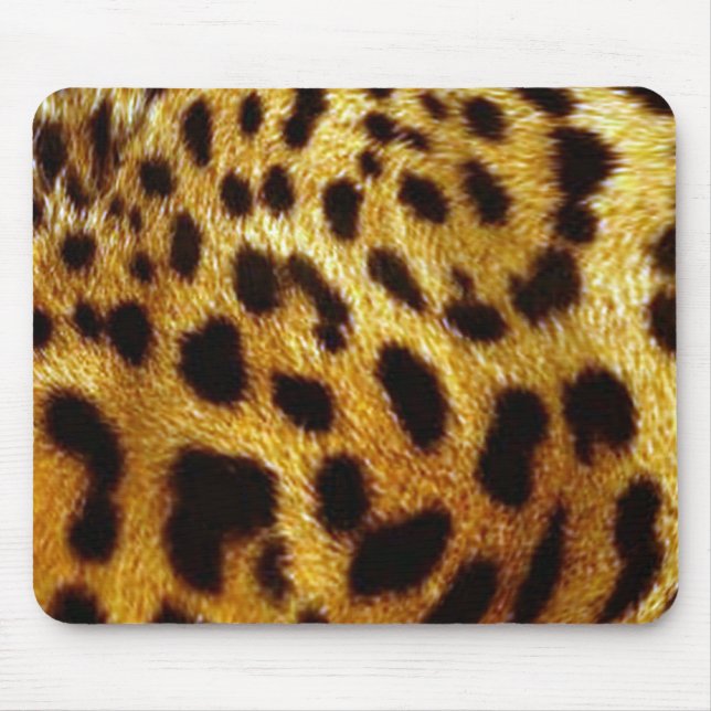 leopards skin print mouse mat (Front)