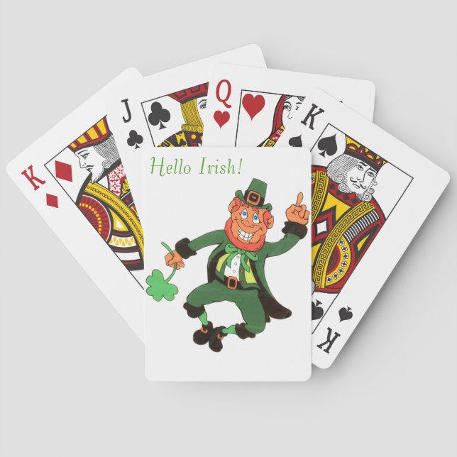 Leperchaun Playing cards (Back)