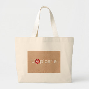 L'Épicerie Large Tote Bag