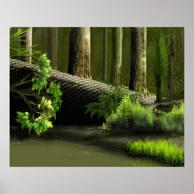 Lepidodendron Forest one Poster (Front)