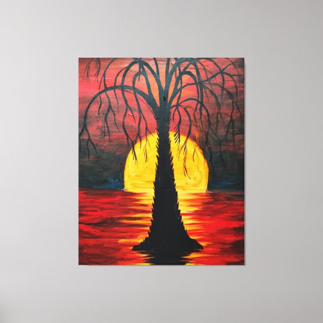 Lepidodendron tree poster canvas print (Front)
