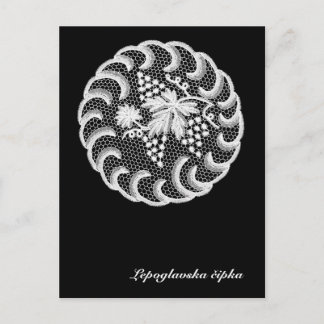 Lepoglava lace postcard