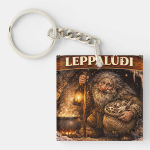 Leppaludi Icelandic Yule Lad Key Ring